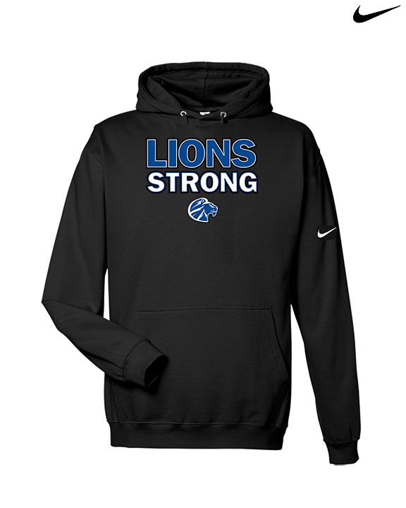 Goddard HS Football Strong - Nike Club Fleece Hoodie