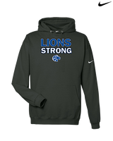 Goddard HS Football Strong - Nike Club Fleece Hoodie