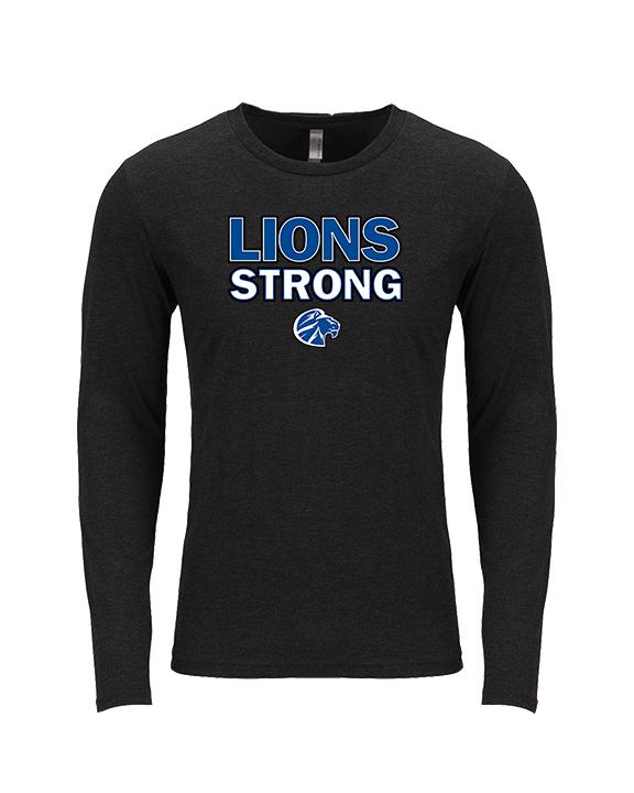 Goddard HS Football Strong - Tri-Blend Long Sleeve