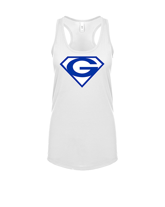 Goddard HS Powerlifting Front Logo - Womens Tank Top