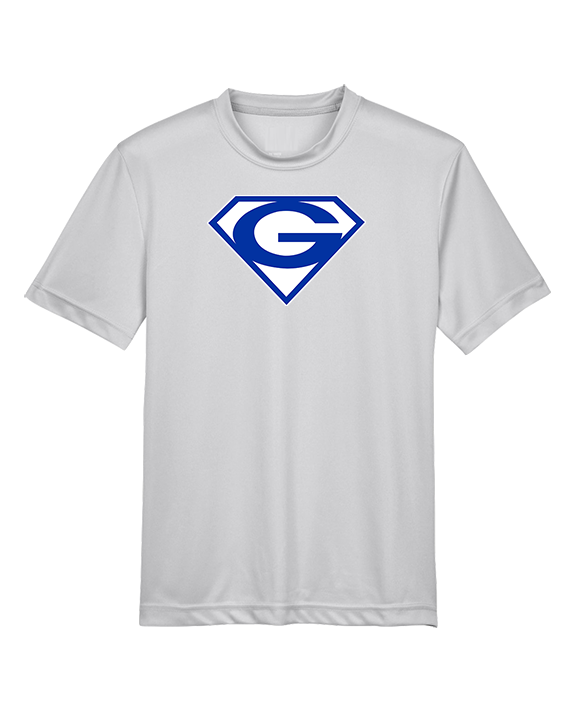 Goddard HS Powerlifting Front Logo - Youth Performance Shirt
