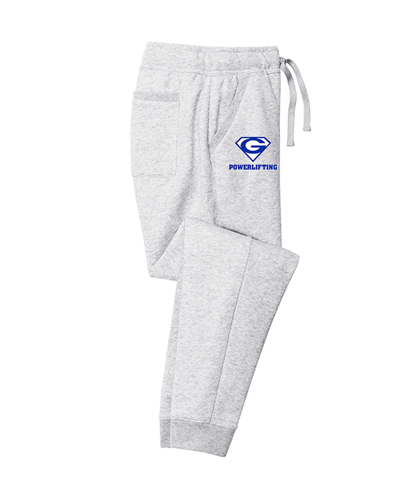 Goddard HS Powerlifting Logo 01 - Cotton Joggers