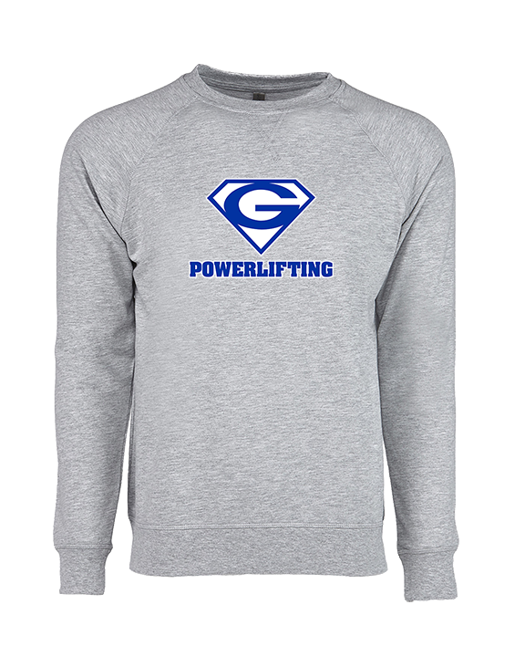 Goddard HS Powerlifting Logo 01 - Crewneck Sweatshirt