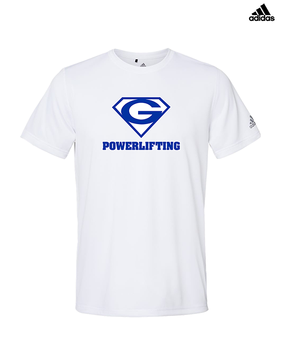 Goddard HS Powerlifting Logo 01 - Mens Adidas Performance Shirt
