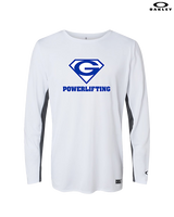 Goddard HS Powerlifting Logo 01 - Mens Oakley Longsleeve