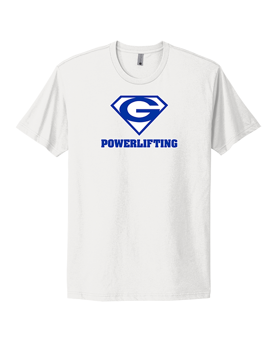 Goddard HS Powerlifting Logo 01 - Mens Select Cotton T-Shirt
