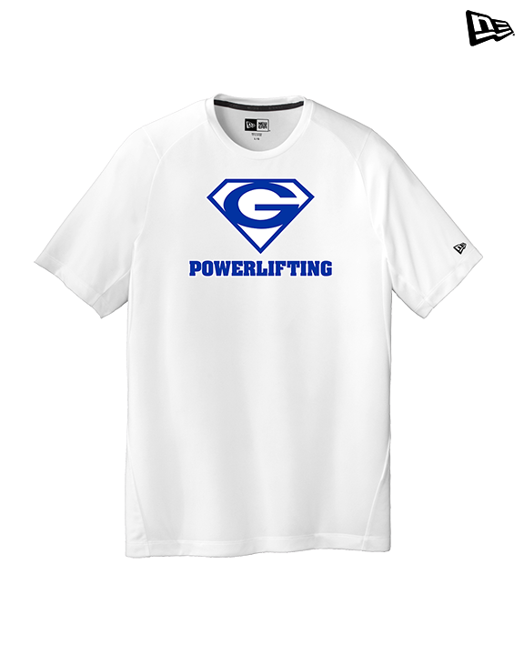 Goddard HS Powerlifting Logo 01 - New Era Performance Shirt