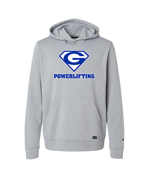 Goddard HS Powerlifting Logo 01 - Oakley Performance Hoodie