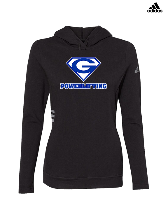 Goddard HS Powerlifting Logo 01 - Womens Adidas Hoodie