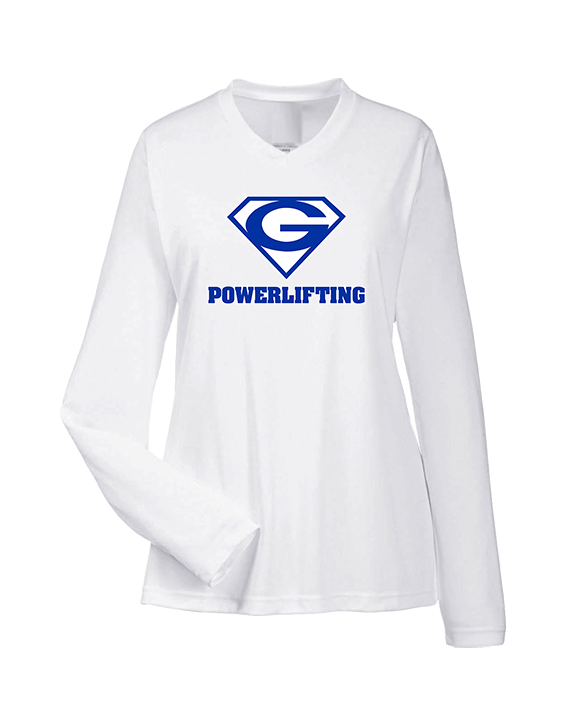 Goddard HS Powerlifting Logo 01 - Womens Performance Longsleeve
