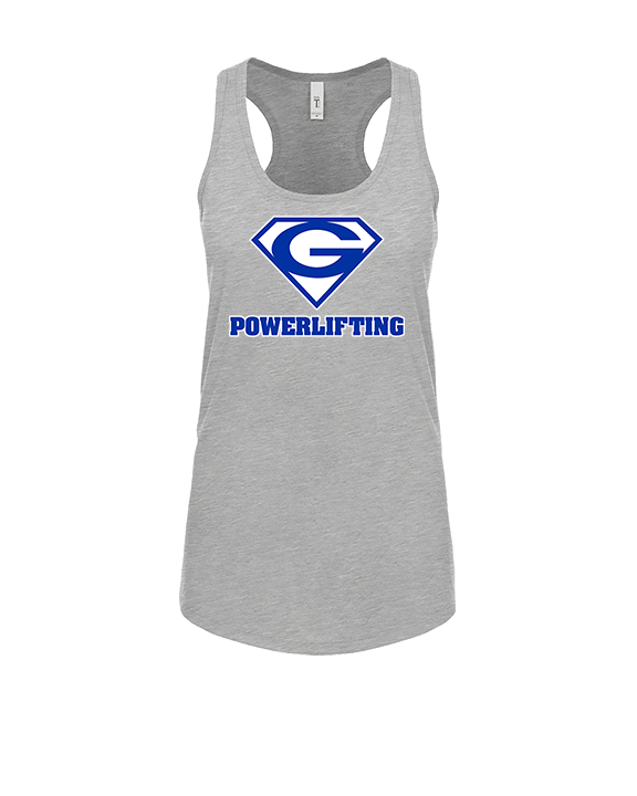 Goddard HS Powerlifting Logo 01 - Womens Tank Top