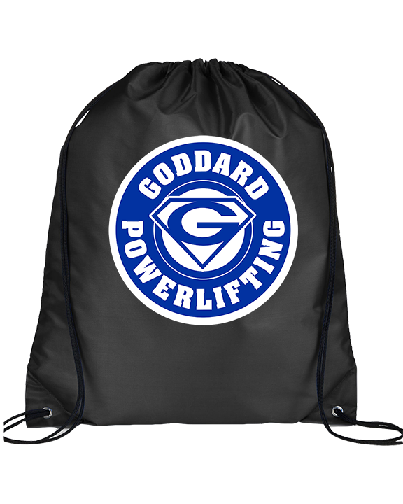 Goddard HS Powerlifting Logo 02 - Drawstring Bag