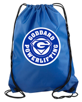 Goddard HS Powerlifting Logo 02 - Drawstring Bag