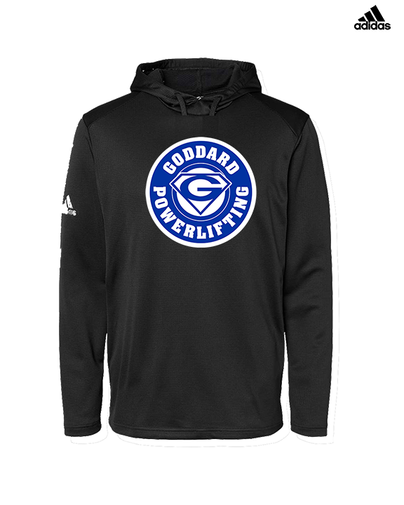 Goddard HS Powerlifting Logo 02 - Mens Adidas Hoodie