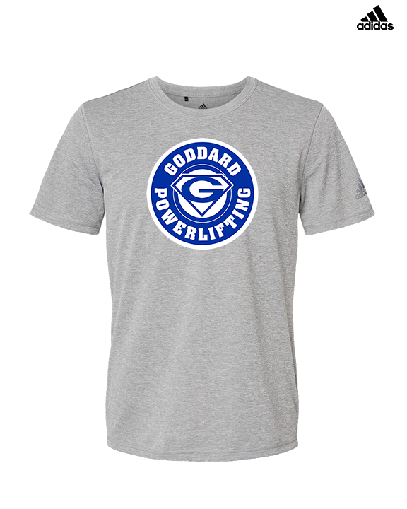 Goddard HS Powerlifting Logo 02 - Mens Adidas Performance Shirt