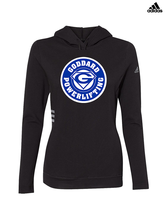 Goddard HS Powerlifting Logo 02 - Womens Adidas Hoodie
