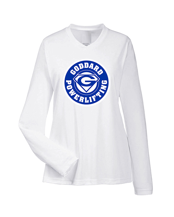 Goddard HS Powerlifting Logo 02 - Womens Performance Longsleeve