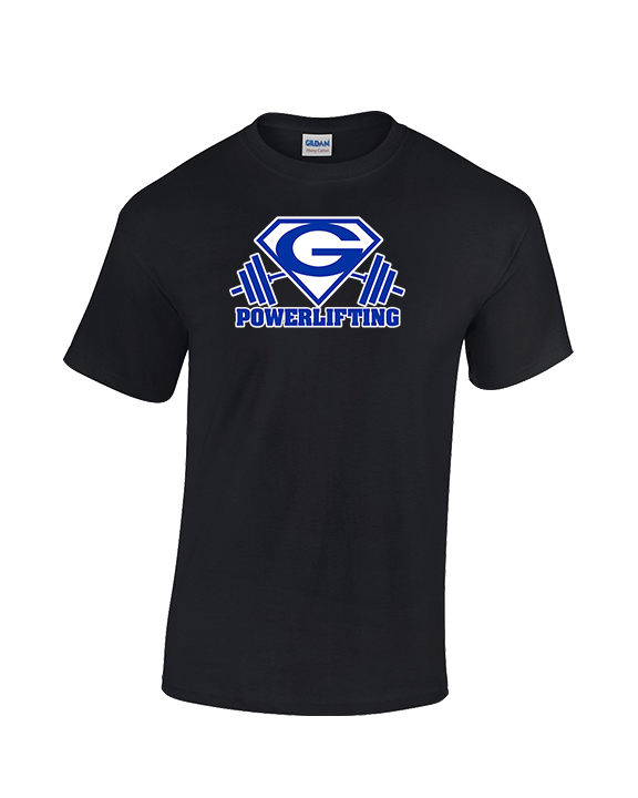 Goddard HS Powerlifting Logo 03 - Cotton T-Shirt
