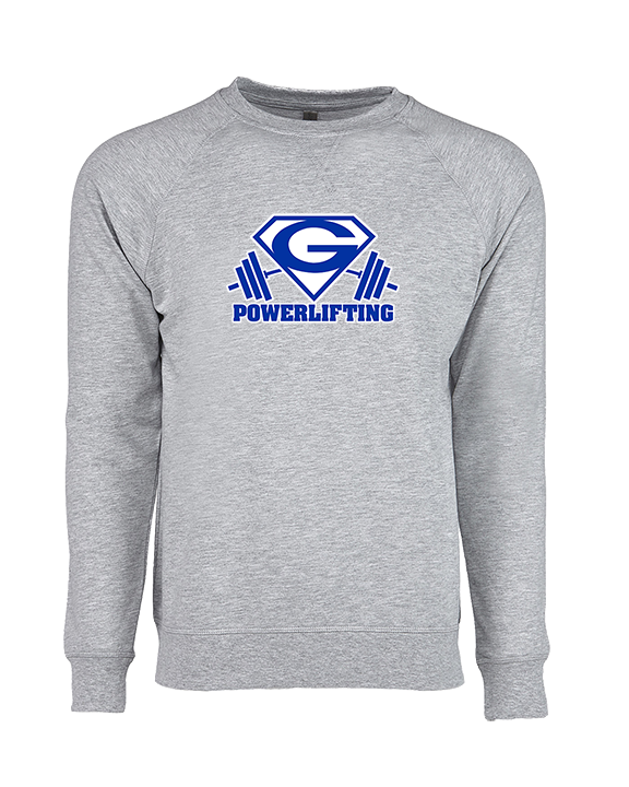 Goddard HS Powerlifting Logo 03 - Crewneck Sweatshirt