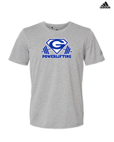 Goddard HS Powerlifting Logo 03 - Mens Adidas Performance Shirt