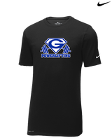 Goddard HS Powerlifting Logo 03 - Mens Nike Cotton Poly Tee