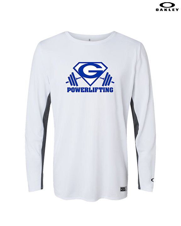 Goddard HS Powerlifting Logo 03 - Mens Oakley Longsleeve