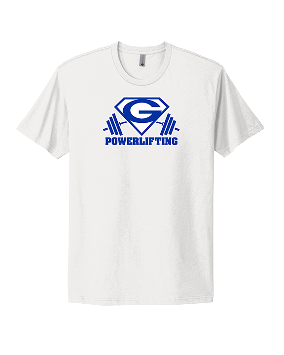 Goddard HS Powerlifting Logo 03 - Mens Select Cotton T-Shirt