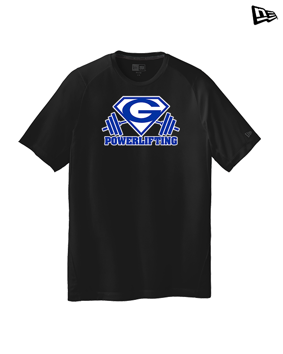 Goddard HS Powerlifting Logo 03 - New Era Performance Shirt