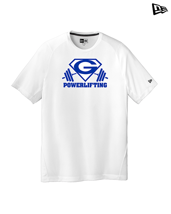 Goddard HS Powerlifting Logo 03 - New Era Performance Shirt
