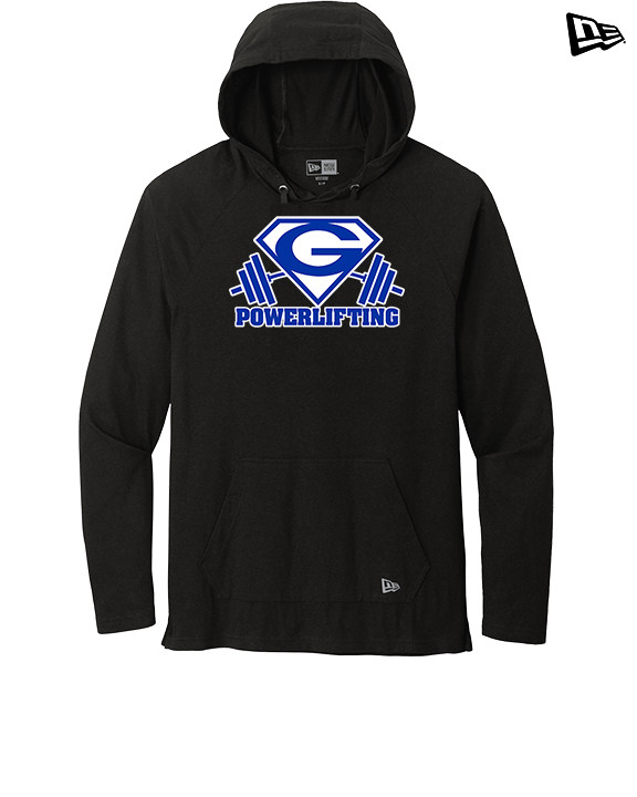 Goddard HS Powerlifting Logo 03 - New Era Tri-Blend Hoodie