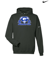 Goddard HS Powerlifting Logo 03 - Nike Club Fleece Hoodie