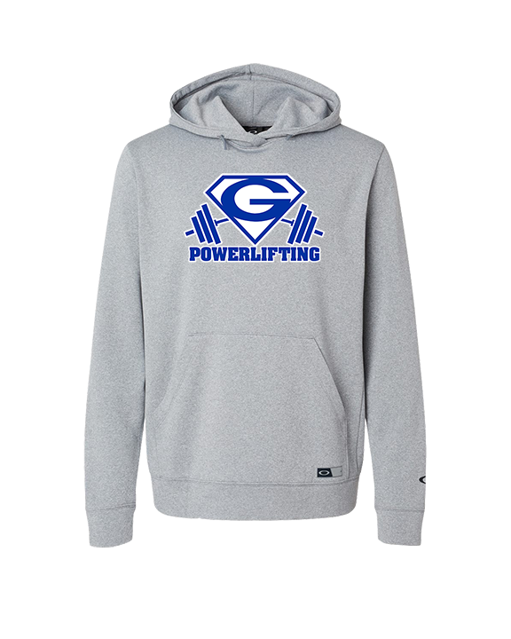 Goddard HS Powerlifting Logo 03 - Oakley Performance Hoodie