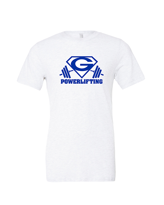 Goddard HS Powerlifting Logo 03 - Tri-Blend Shirt