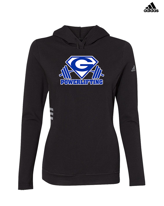 Goddard HS Powerlifting Logo 03 - Womens Adidas Hoodie