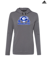 Goddard HS Powerlifting Logo 03 - Womens Adidas Hoodie