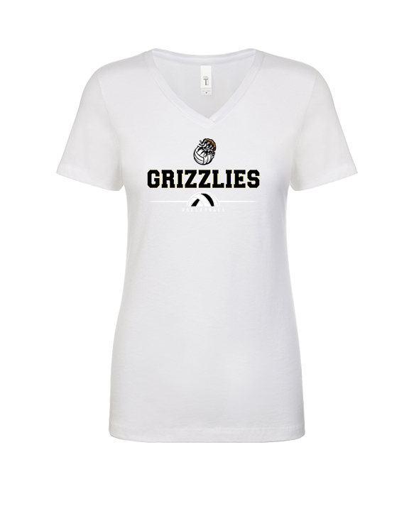 Godinez Fundamental HS Boys Volleyball Half Vball - Womens V-Neck