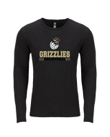 Godinez Fundamental HS Boys Volleyball Mascot - Tri-Blend Long Sleeve