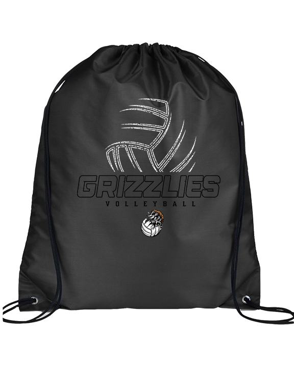 Godinez Fundamental HS Boys Volleyball Outline - Drawstring Bag