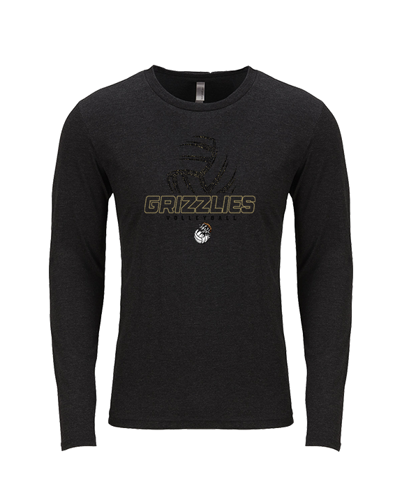 Godinez Fundamental HS Boys Volleyball Outline - Tri-Blend Long Sleeve