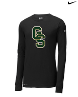 Golden State Baseball Logo 1 - Nike Dri-Fit Poly Long Sleeve