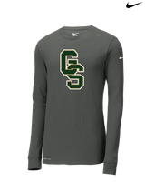 Golden State Baseball Logo 1 - Nike Dri-Fit Poly Long Sleeve