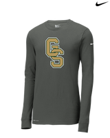 Golden State Baseball Logo 2 - Nike Dri-Fit Poly Long Sleeve