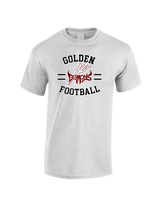 Golden HS Football Curve - Cotton T-Shirt