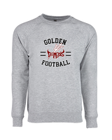 Golden HS Football Curve - Crewneck Sweatshirt