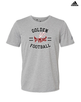Golden HS Football Curve - Mens Adidas Performance Shirt
