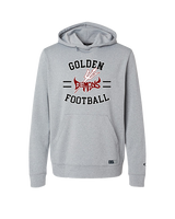 Golden HS Football Curve - Oakley Performance Hoodie