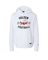 Golden HS Football Curve - Oakley Performance Hoodie