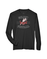 Golden HS Football Curve - Performance Longsleeve