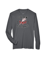 Golden HS Football Curve - Performance Longsleeve