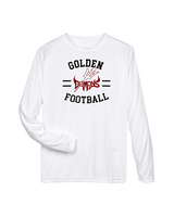 Golden HS Football Curve - Performance Longsleeve